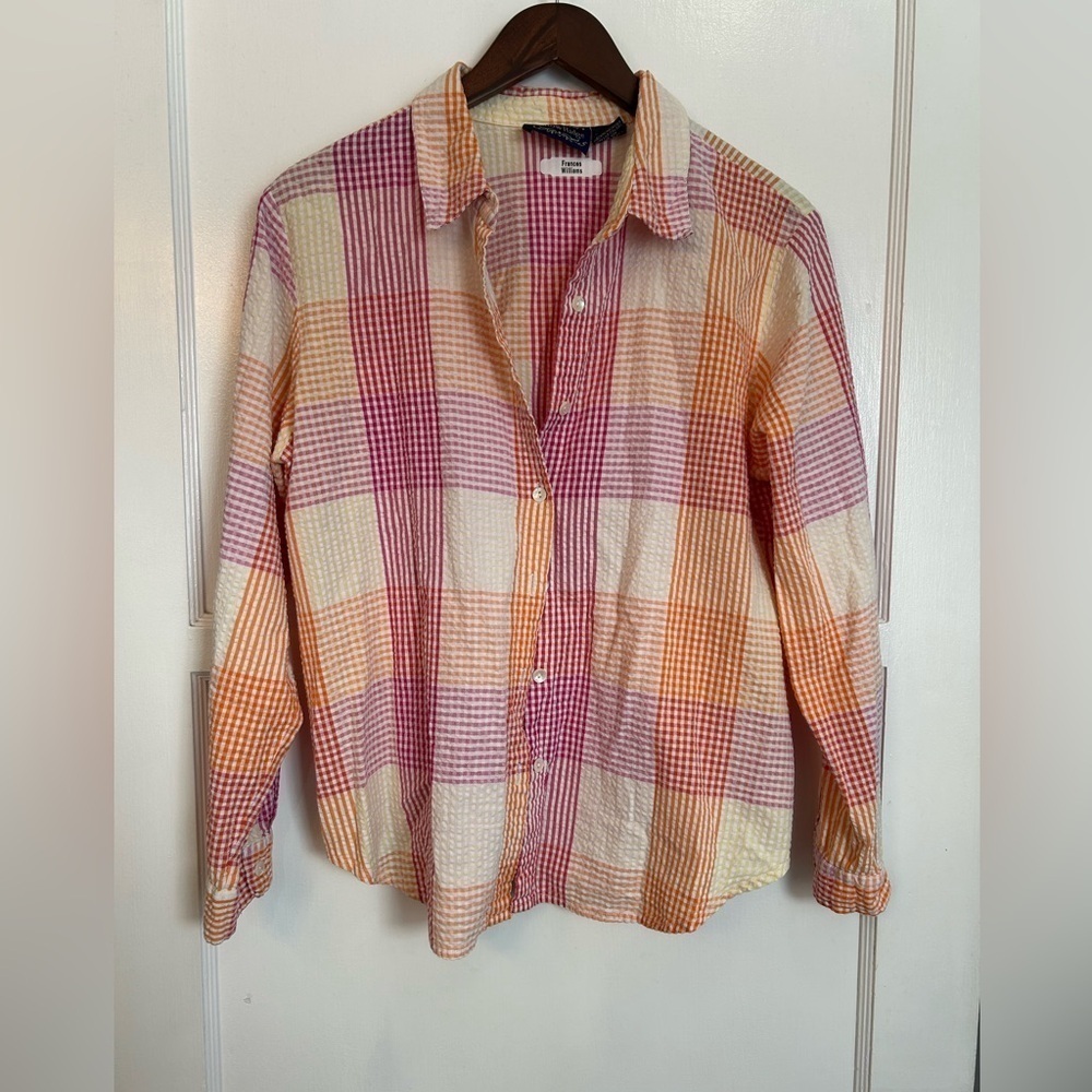 Vintage Willow Ridge Colorful Button Down 100% Cotton Women’s Large - Picture 2 of 4